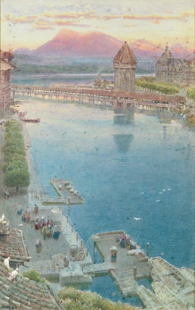 Lucerne by Albert Goodwin